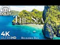 The sea 4k  scenic relaxation film with peaceful relaxing music and nature ultra