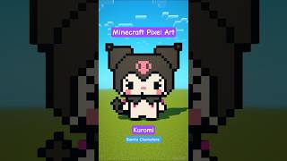 Kuromi (1) - Minecraft Pixel Art #minecraft #kuromi #pixelart