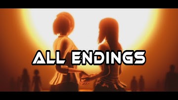 Fatal Frame (Project Zero) Maiden Of Black Water - All Endings (Yuri, Ren, Miu) Compilation