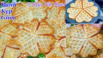 Cách làm BÁNH KẸP Nước Cốt Dừa truyền thống Giòn Béo Thơm Ngon- Traditional baked cakes