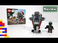 Ein neuer Microfighter, ein Grund zur Freude für Sammler. LEGO® 75344 "Boba Fett's Starship" [300]