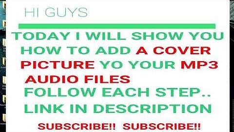 How to add image/picture to an mp3 file - Mp3tag