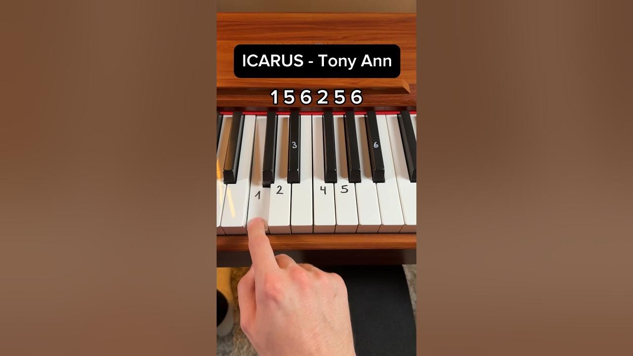 ICARUS - Tony Ann ❤️ (Easy Tutorial) #piano #tutorial #pianolessons #icarus #tonyann ICARUS - Tony Ann ❤️ (Easy Tutorial) #piano #tutorial #pianolessons #icarus #tonyann
