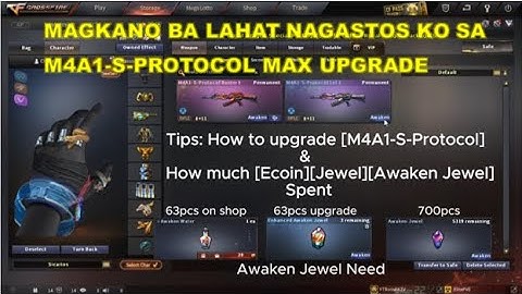 (CFPH) Upgrading [M4A1-S-Protocol Buster] Max