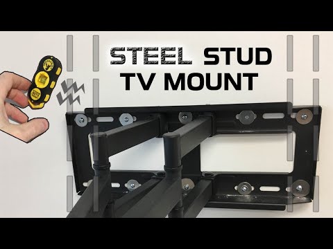 Steel Stud TV Mount | Snap Toggle Bolts TV Mount