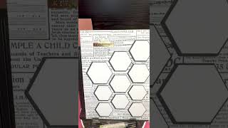 This month’s Theme Log page featuring beautiful vintage newsprint details 📰✨ Such a