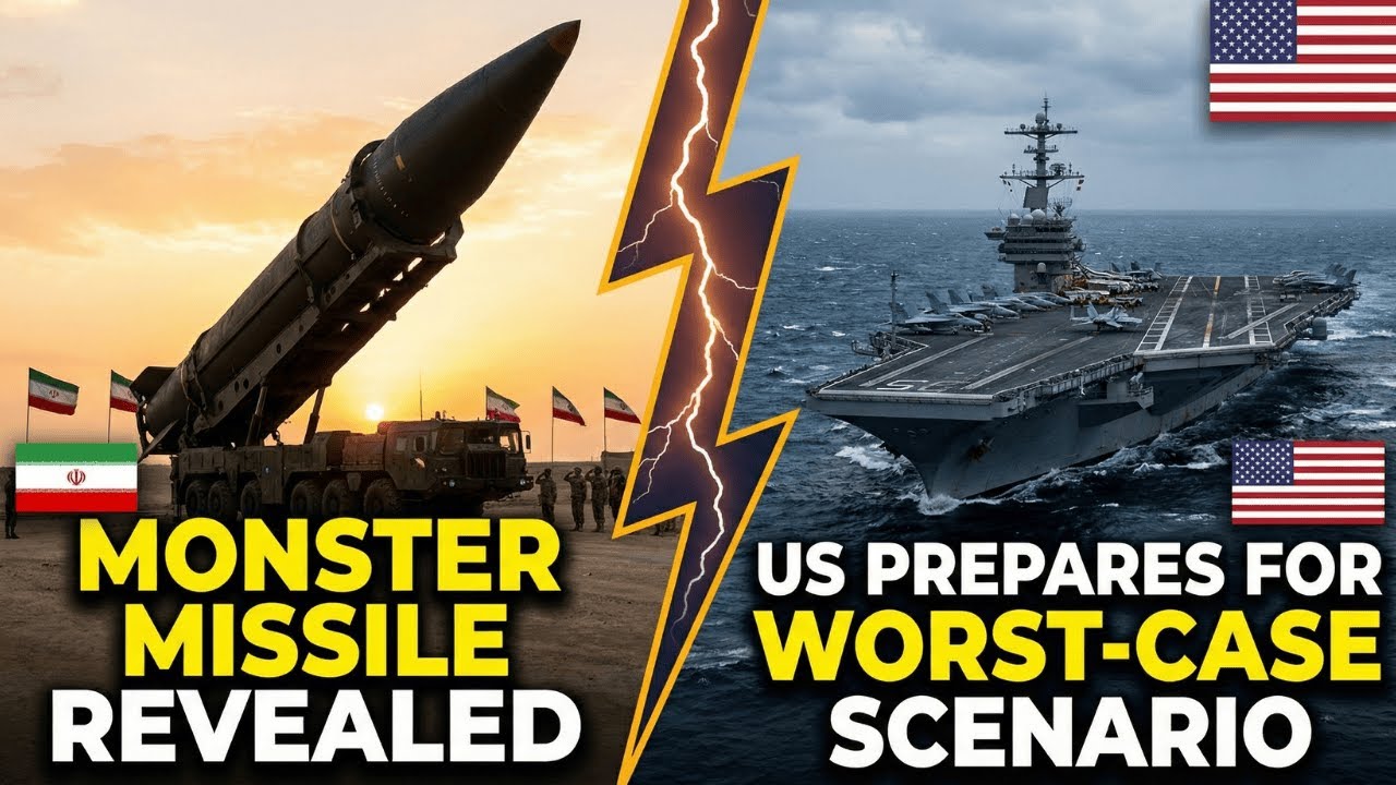 MONSTER MISSILE REVEALED: Iran Escalates as US Prepares for Worst-Case Scenario