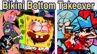 Friday Night Funkin' VS Bikini Bottom Takeover | Spongebob Corrupted FULL WEEKS (FNF Mod) screenshot 3