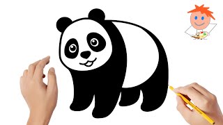 How to draw a panda | Easy drawings