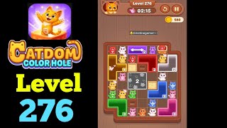 Catdom Color hole level 276 Walkthrough Solution