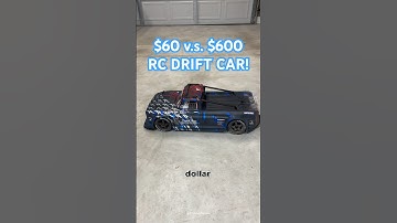 $60 v.s. $600 RC Drift Car! #rc #arrma #crash #shorts
