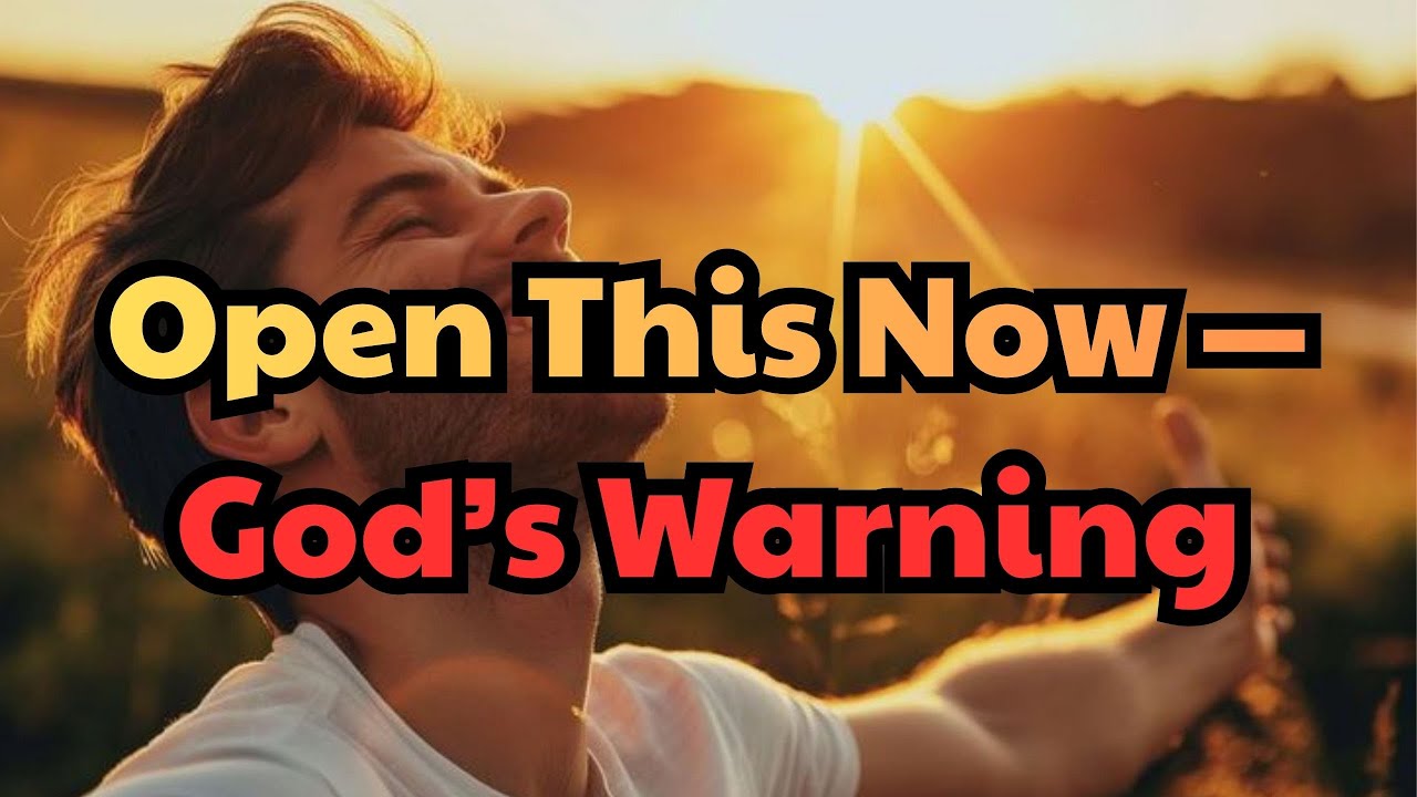 🔴 PROPHETIC MESSAGE  ARCHANGEL MICHAEL URGENTLY SAYS “OPEN THIS NOW”—GOD’S WARNING ABOUT