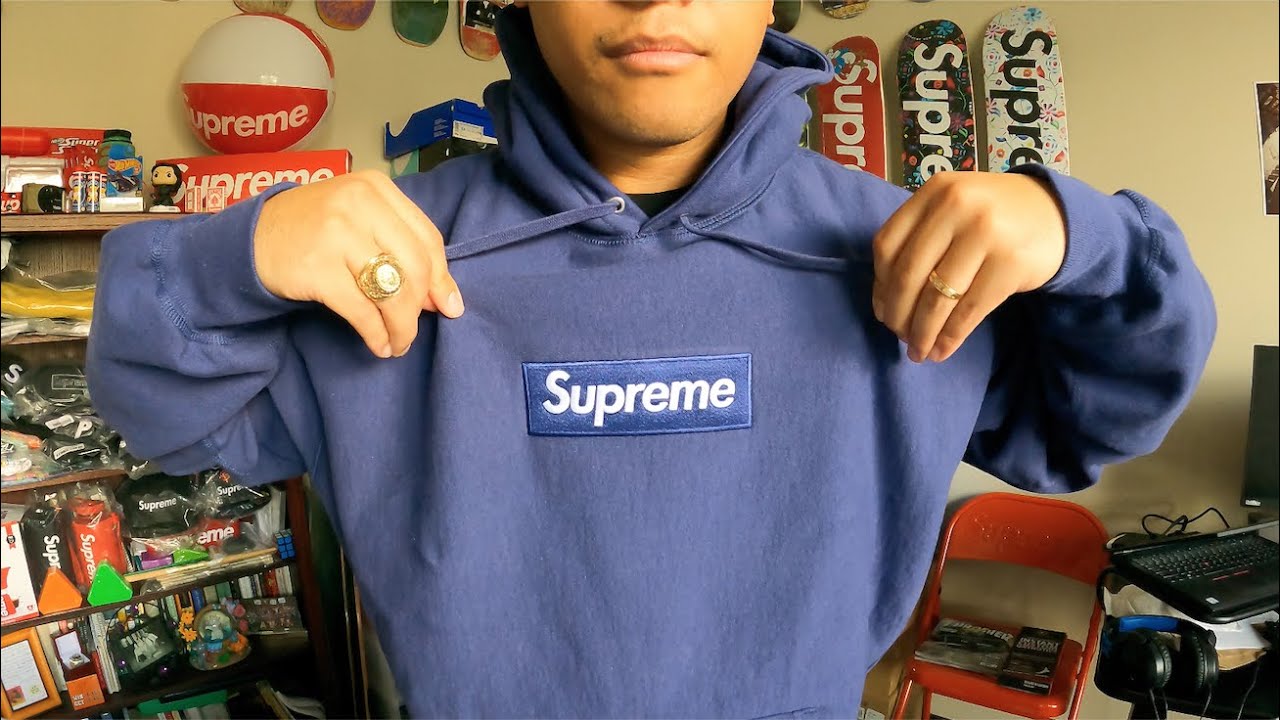 Supreme Sweatshirt Size Guide - Supreme Small Box Logo Crewneck