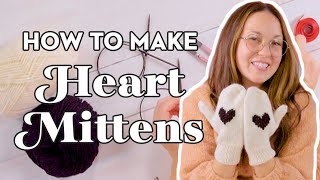 How To Make Cozy Knit Heart Mittens *DIY* | Stitch Club | Good Housekeeping