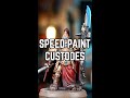 Tabletop ready custodes shorts