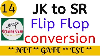 JK to SR flip flop conversion