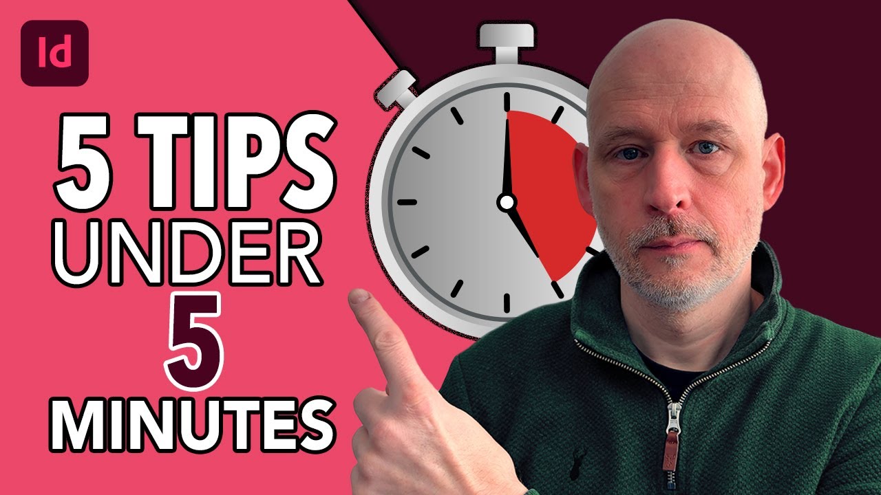 5 InDesign TIPS UNDER 5 MINS You Wish You Knew Sooner! YouTube