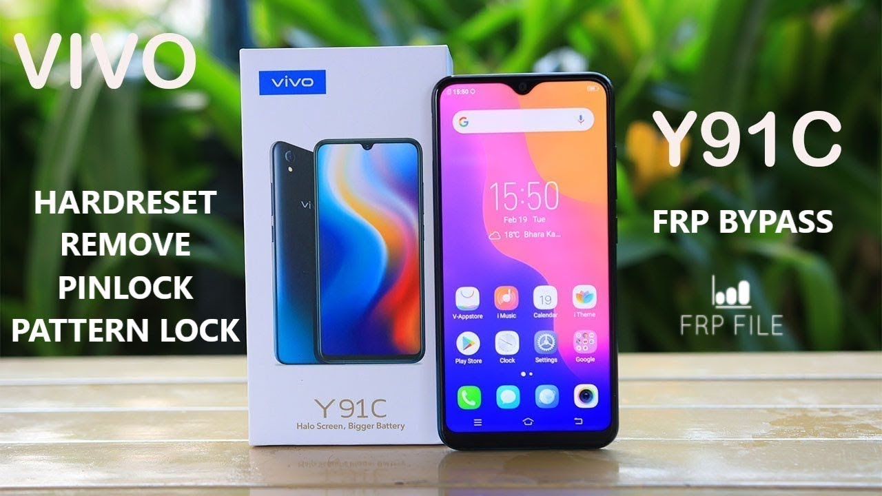 VIVO Y91c (vivo 1820) Remove Screen Lock Demo and FRP bypass without