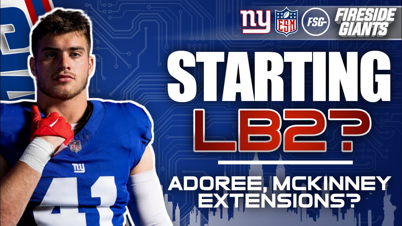 Giants have their starting linebacker duo Adoree, McKinney Contract
