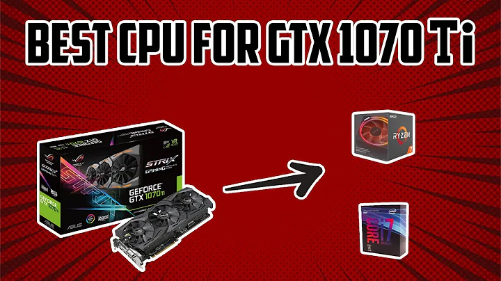 Top 5 CPUs for GTX 1070 Ti in 2023