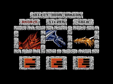Advanced Dungeons u0026 Dragons: Dragon Strike (Bronze Dragon) (NES/FC) (4K)