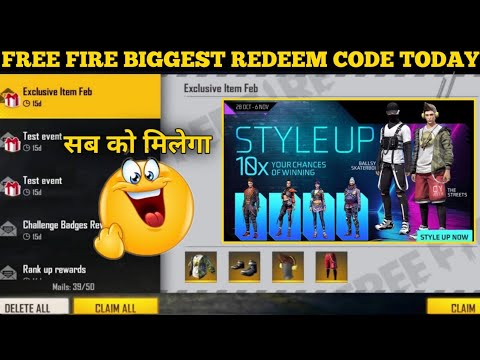 FREE FIRE REDEEM CODE TODAY 30 OCTOBER REDEEM CODE FREE FIRE | FF REDEEM CODE TODAY 30 OCTOBER
