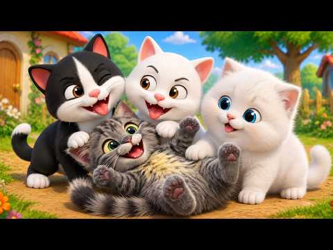Meow Meow Billi Karti | Hindi Rhyme For Kids | म्याऊ म्याऊ | Balgeet In Hindi |