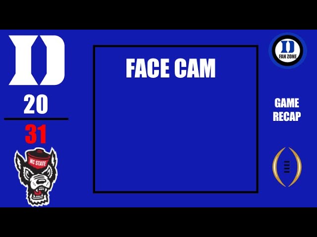 DUKE AT NC STATE... GAME RECAP.