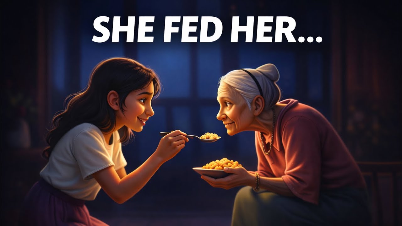 A Kind Girl Fed a Poor Old Woman..Then Her life   Changed Forever | African Tales