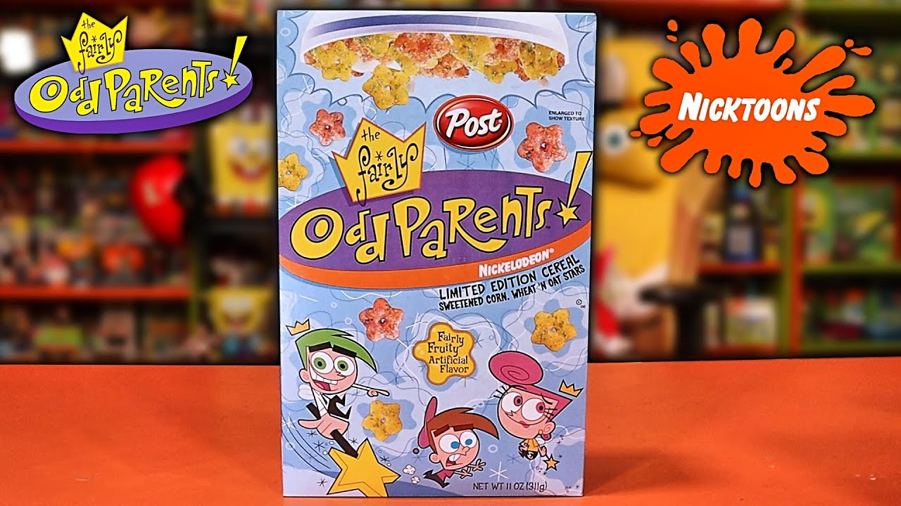 2003 The Fairly Oddparents Limited Edition Cereal *Sweetend Corn, Wheat & Oat Stars* (REVIEW)