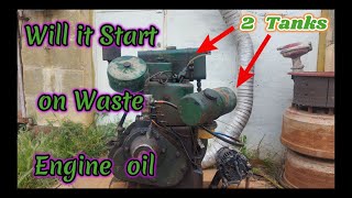 Diesel Engine `Petter` - Will it run on used Engine Oil
