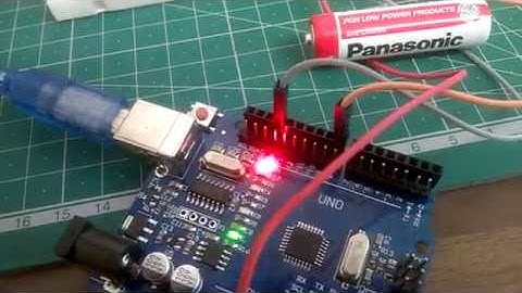 KY-008 Arduino laser sensor. SOS morse code