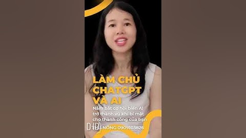 Làm chủ AI-ChatGPT