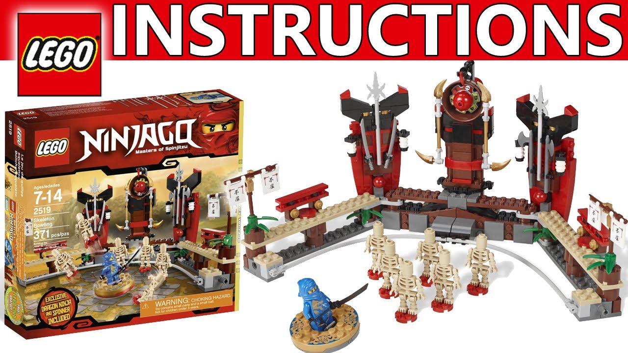How to Build LEGO 2519 Skeleton Bowling 2011 | LEGO NINJAGO