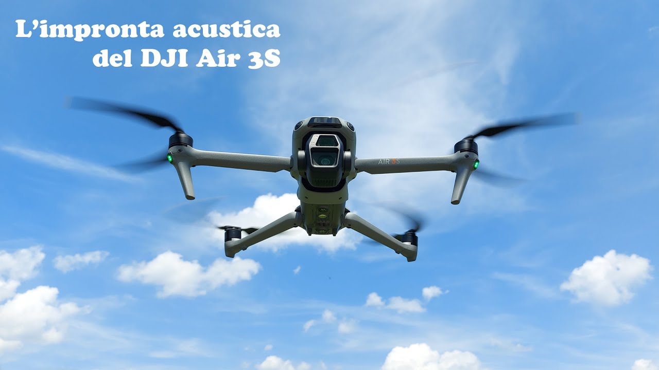 Il rumore prodotto dal DJI Air 3S