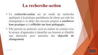 Synthèse 1 : Méthodologie de Recherche en Education