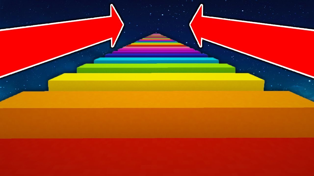 UN INCROYABLE PARCOURS ARC EN CIEL DANS MINECRAFT ! - YouTube