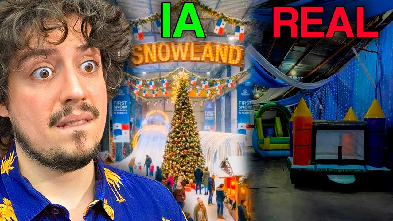 SNOWLAND PANAMÁ: OTRA ESTAFA CON IA ❄️💸