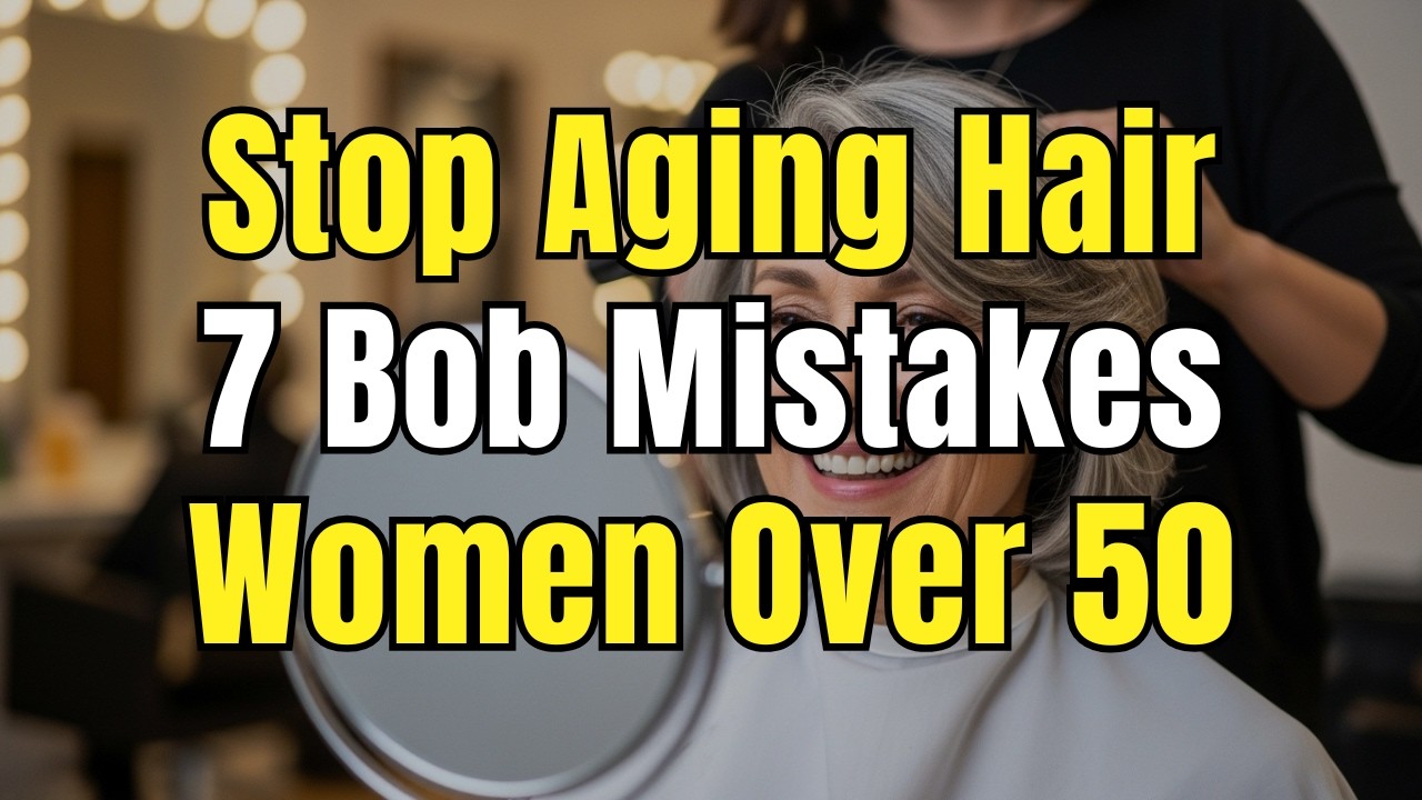 7 Bob Haircut MISTAKES Women Over 50 Make—And HOW to Look Young Again