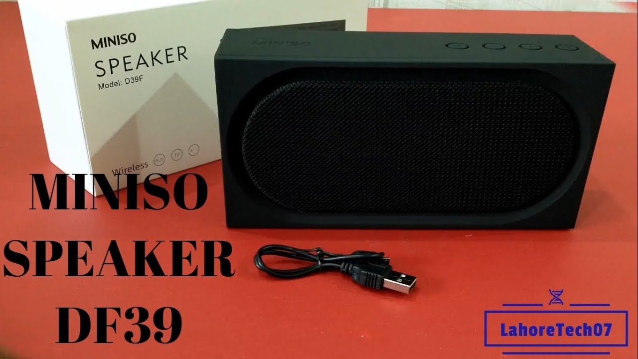 Miniso Wireless Speaker DF39 Unboxing 