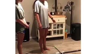 Celebrity 4 square step test— Kathryn George Profile
