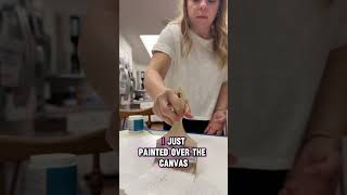 Transforming a $5 thrift find into a work of art! #upcycling #thrifted