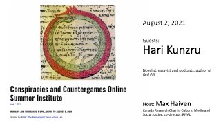 ON RED PILLS, WHITE TEARS AND NOVELS with Hari Kunzru