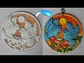 Clay birds making | air dry clay craft making | how to make a clay wall decor #trending #clay