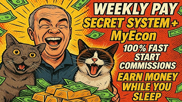 🔥 Weekly Pay Secret System + MyEcon | 100% Fast Start Commissions | Earn Money While You Sleep