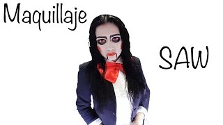 MAQUILLAJE de SAW para Halloween