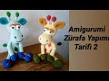 Amigurumi Zürafa Yapımı Tarifi Anlatımı 2 ( Amigurumi Zürafa Baş, Burun, Kulak Yapımı)