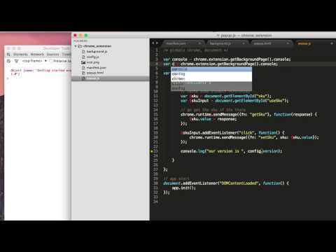 Chrome Extension Using a Config js File (Easy)