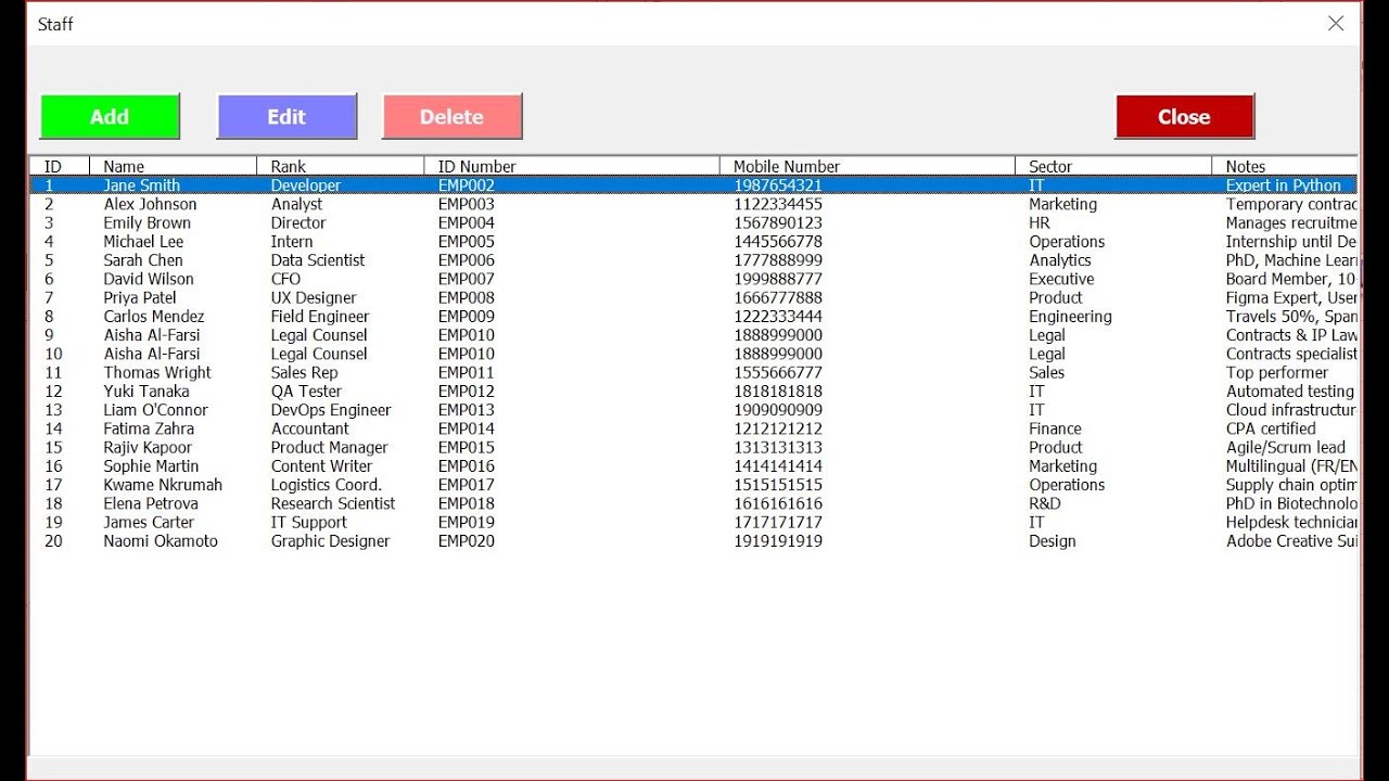 How to Create an Advanced Excel VBA UserForm Add, Edit, Delete Data ...