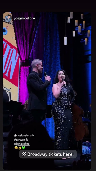 A clip from Broadway to Opera with Joey Niceforo and Sara Papini. This summer casaloma.ca